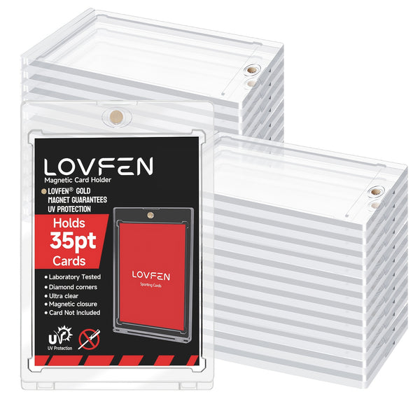 LOVFEN 35pt Magnetic Card Holders – 5–200 Count